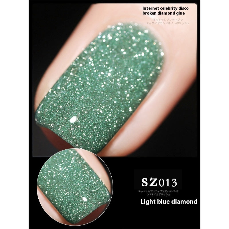 18-Color Disco Diamond Nail Gel – Glamorous Sparkle Nail Art Kits & Accessories | Ectron Online