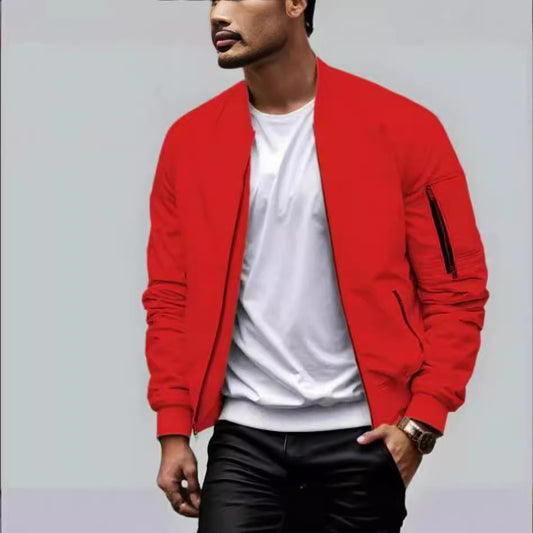 Men's Casual Baseball Jacket Spring And Autumn
