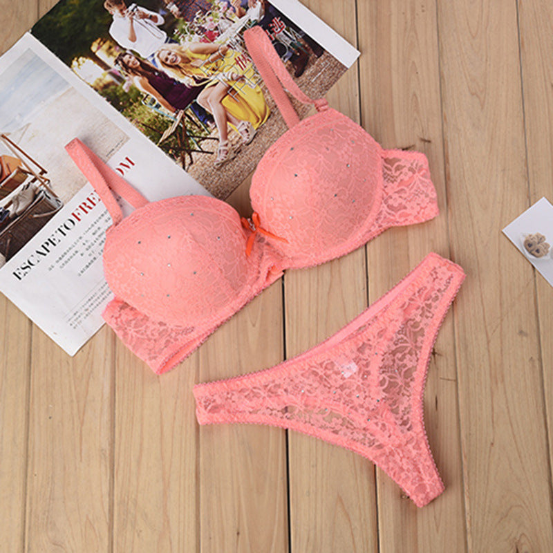 Thong Lace Bra Sexy Lingerie Bra Set Underwear | Ectron Online