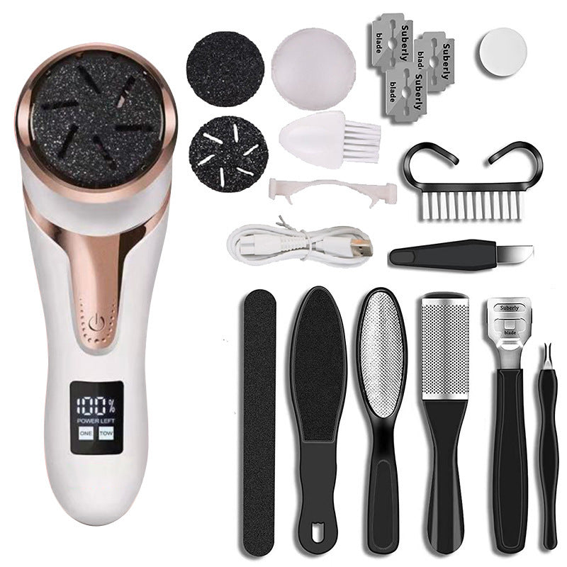 LCD Electric Foot Scrubber & Pedicure Cleaner LCD Digital Display Electric Vacuum Clea | Ectron Online