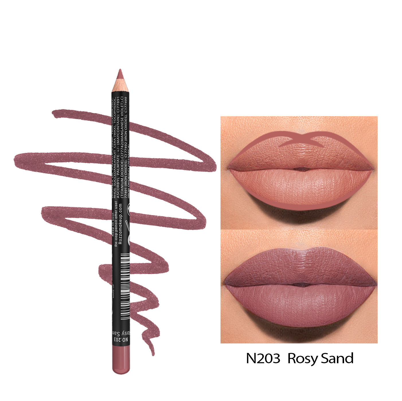 Matte Rich Lip Wood Lip Liner – Long-lasting, Water-Resistant No Stain On Cup No Fear Of Water 24 Hour | Ectron Online