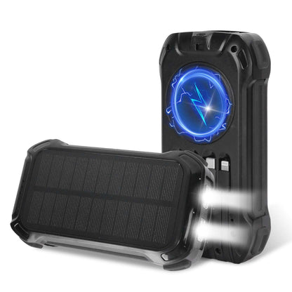 49800mAh Solar Power Bank | 22.5W Fast Charge & Wireless Charging 1Pc Portable Solar Charger 49800mAh Powe | Ectron Online