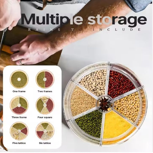 Yikexiomi Airtight Rice & Pet Food Storage Bucket - Multifunctional Grain Bin