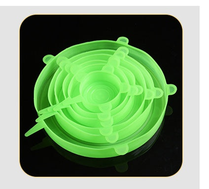 {{ brand }} Stretchable Silicone Freshness Bowl Cover Green 120G - Multifunctional Stretchable Silicone Freshness Bowl Cover