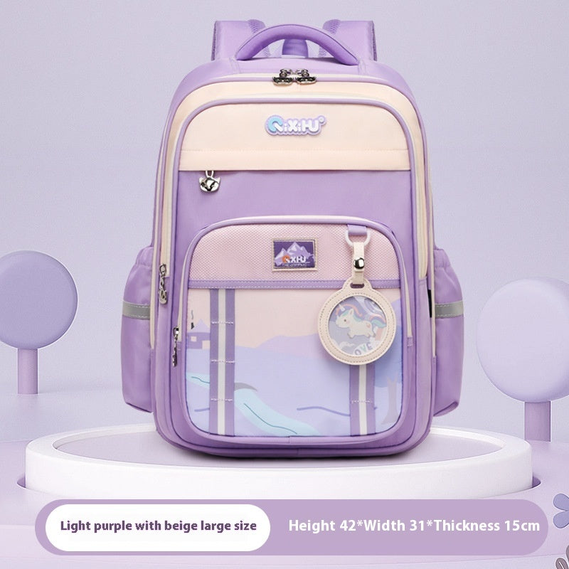 Lightweight &amp; Durable Kids’ School Backpack – Landscape Pattern Large Capacity Primary School Student Sc | Ectron Online