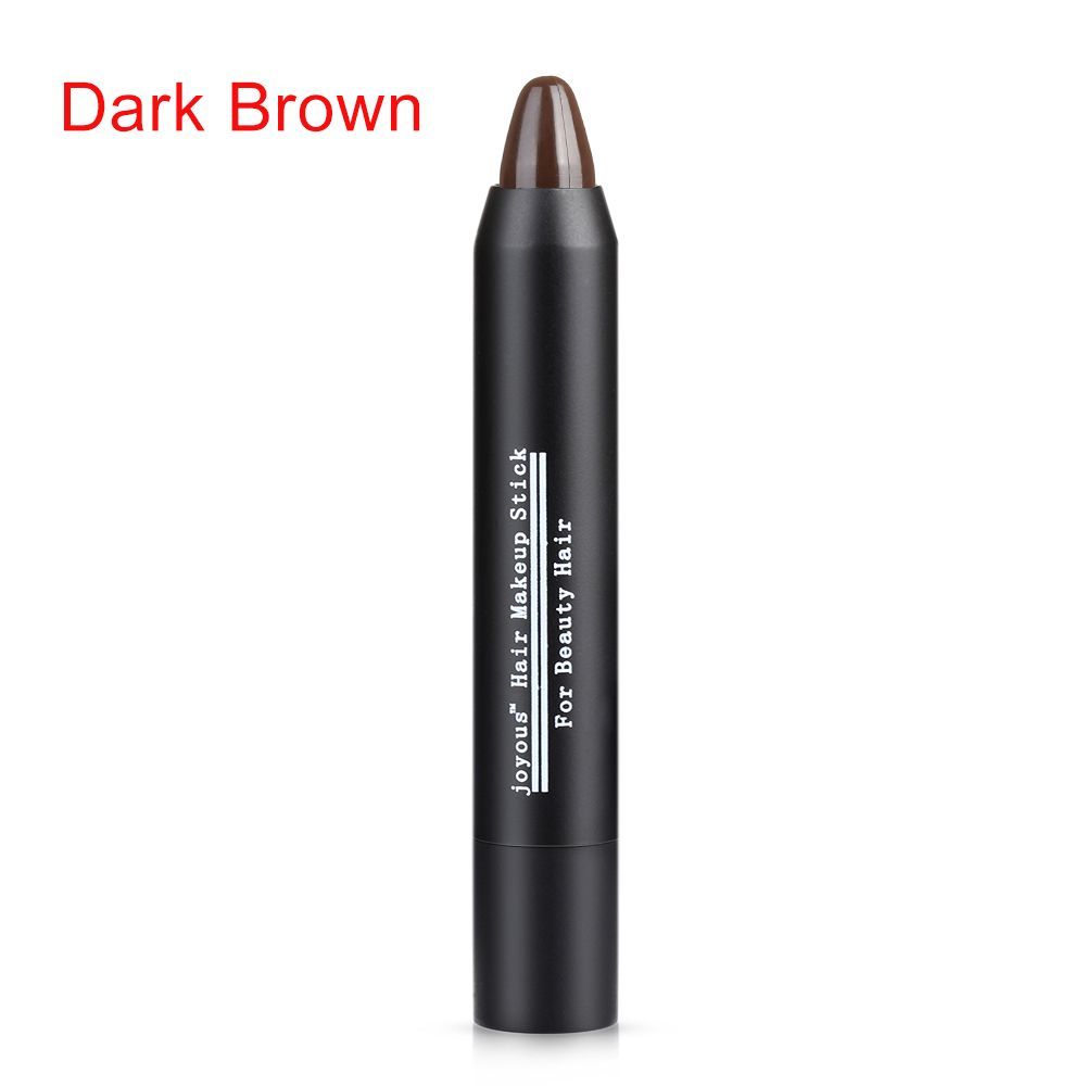 Hairline shading powder pen in dark-brown shade, with black refill barrel