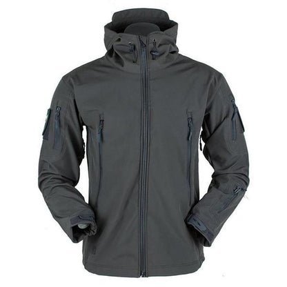 Soft Shell Jacket Men Windproof Hooded Jacket