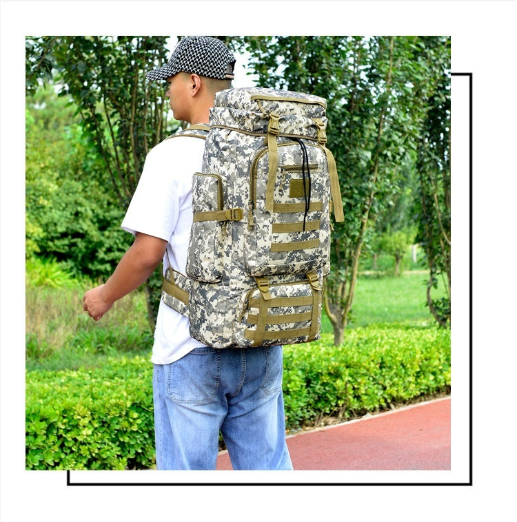 Camouflage Outdoor Mountaineering Backpack