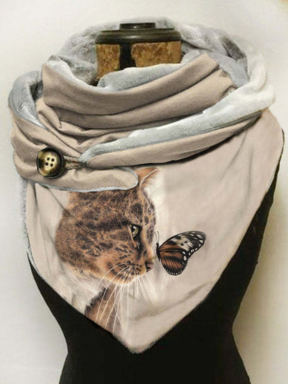 Women's Fashion Leisure Warm Clip Scarf