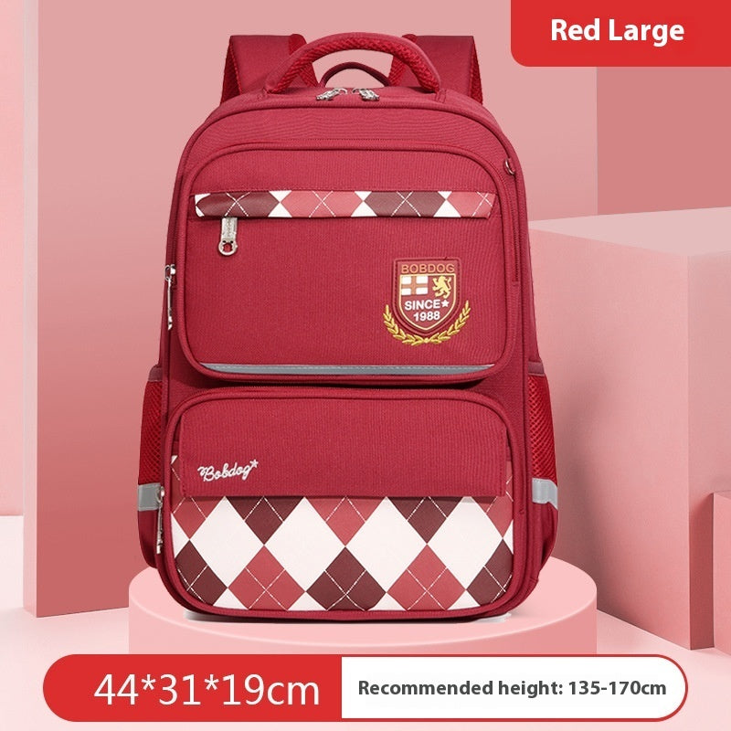 Ergonomic Boys Schoolbag – Waterproof & Spine Support (Grades 3–4) Boys Burden Relief Spine Protection Chil | Ectron Online