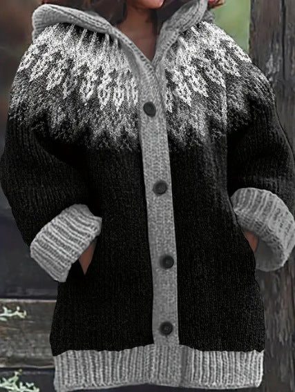 Animal 3D Printed Hooded Cloak | Casual Graphic Graphic Jacket