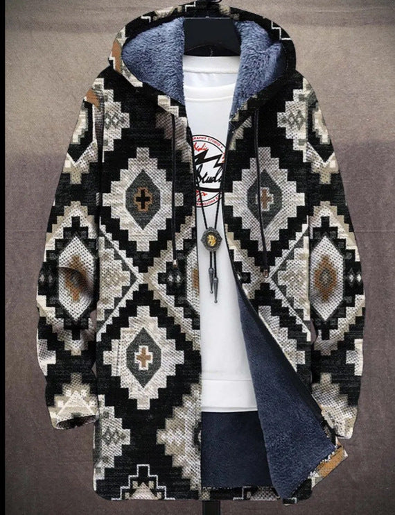 Men's Stylish Printed Jacket Men's Digital Printed Stand Collar Jacke | Ectron Online