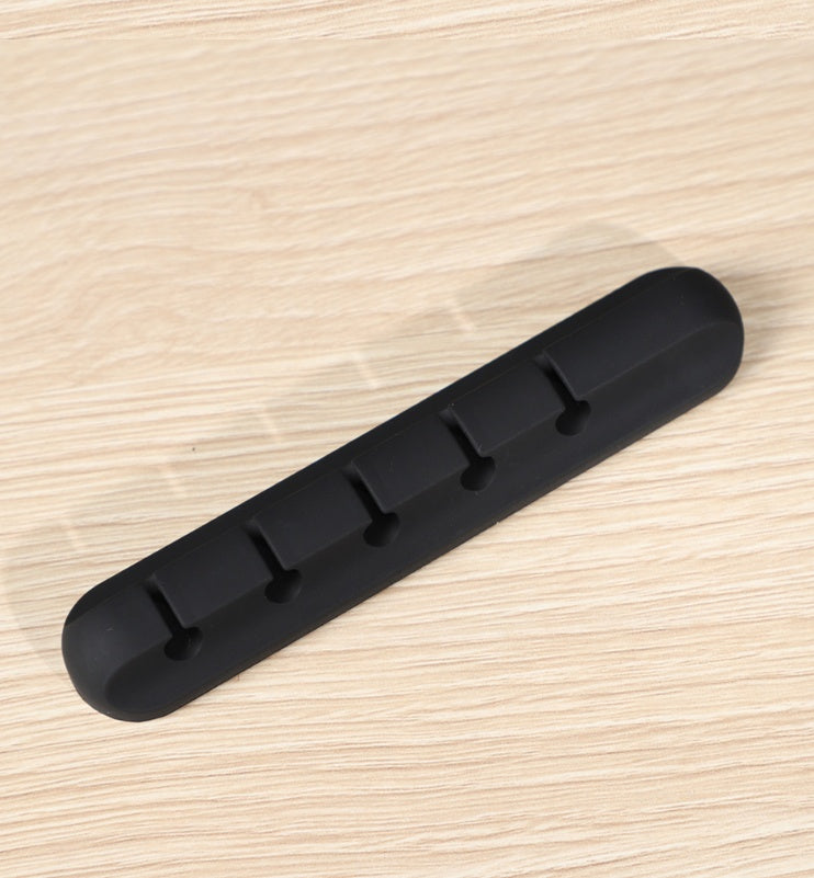 {{ brand }} Silicone Cable Organizer – USB Winder & Desktop Management Clips 5 clips2PCS - Silicone USB Cable Winder Desktop Cable