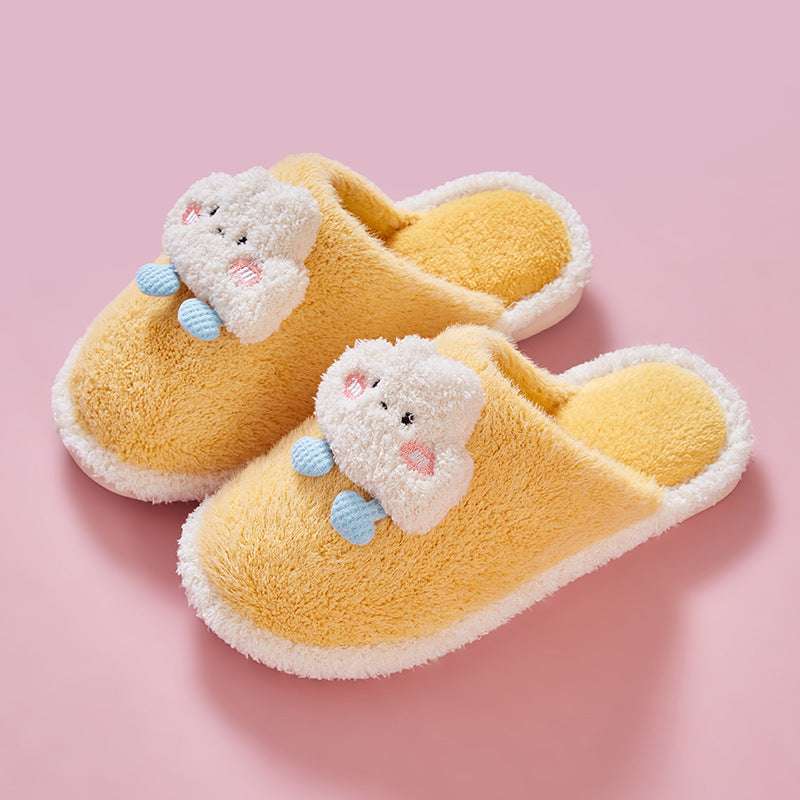 Clouds Couple Cotton Slippers – Cosy Unisex Winter Home Shoes Clouds Couple Cotton Slippers Unisex Hou | Ectron Online
