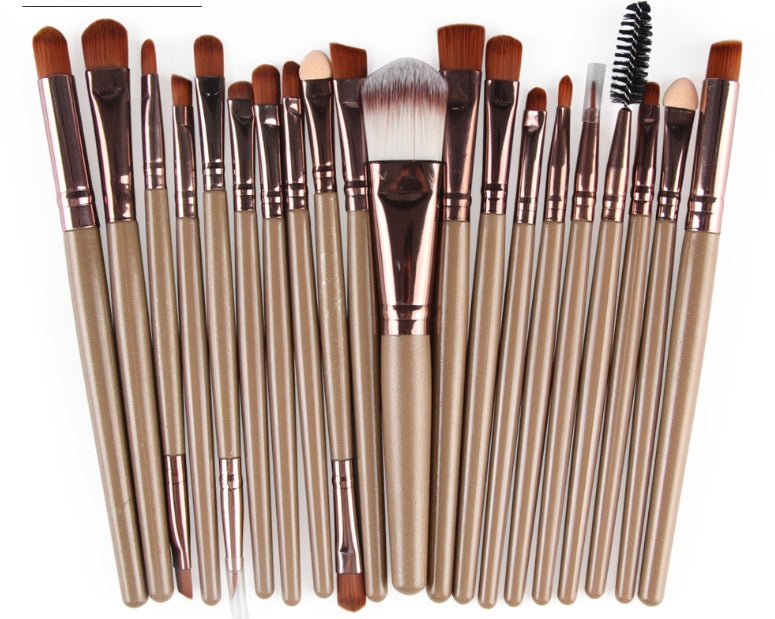 Makeup Brush Set: Powder, Blush & Eyeshadow Brushes Makeup brush set loose powder brush blus | Ectron Online