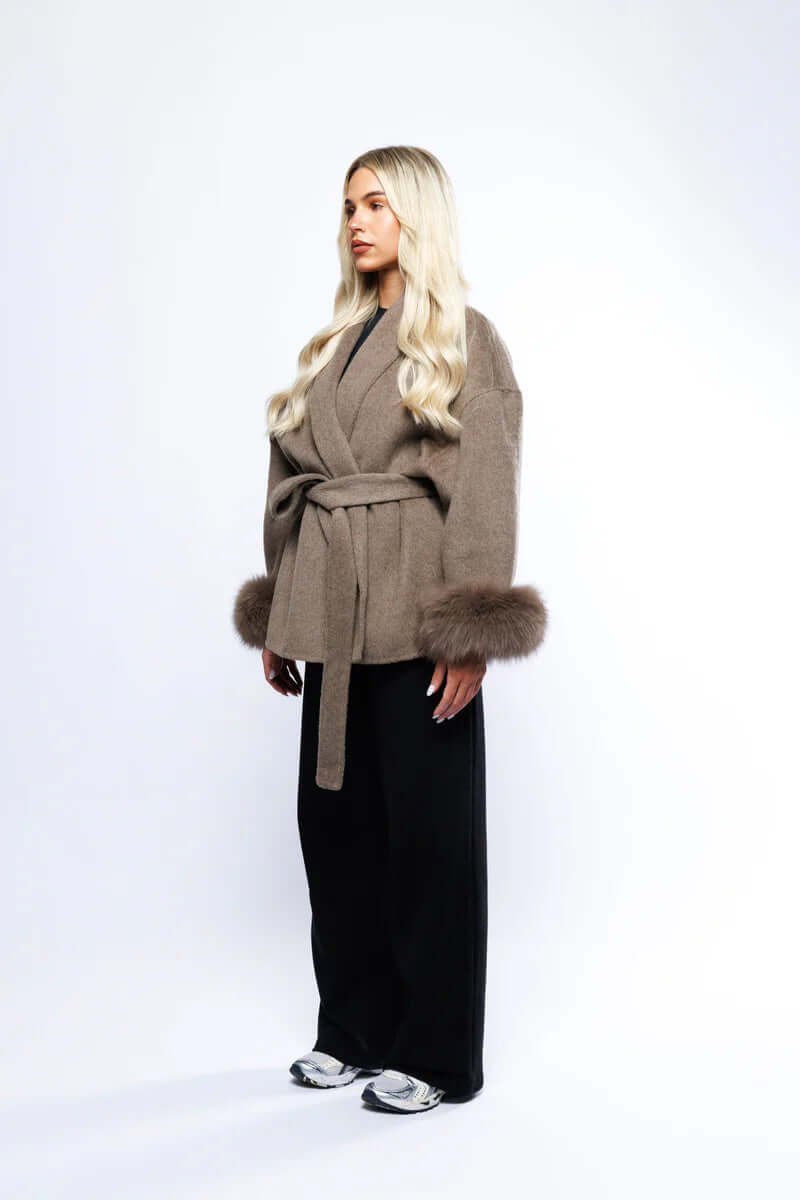 Plus Size French Elegant Woolen Overcoat Fashion Plus Size French Elegant Woolen | Ectron Online