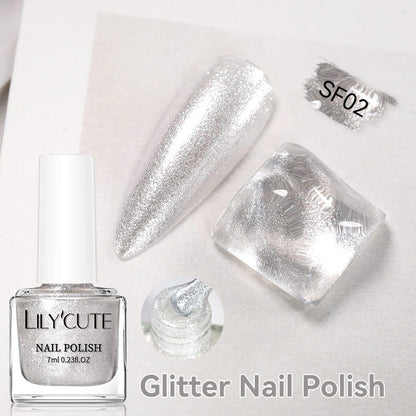 Quick-dry Metallic Mirror Nail Polish, No Baking Required