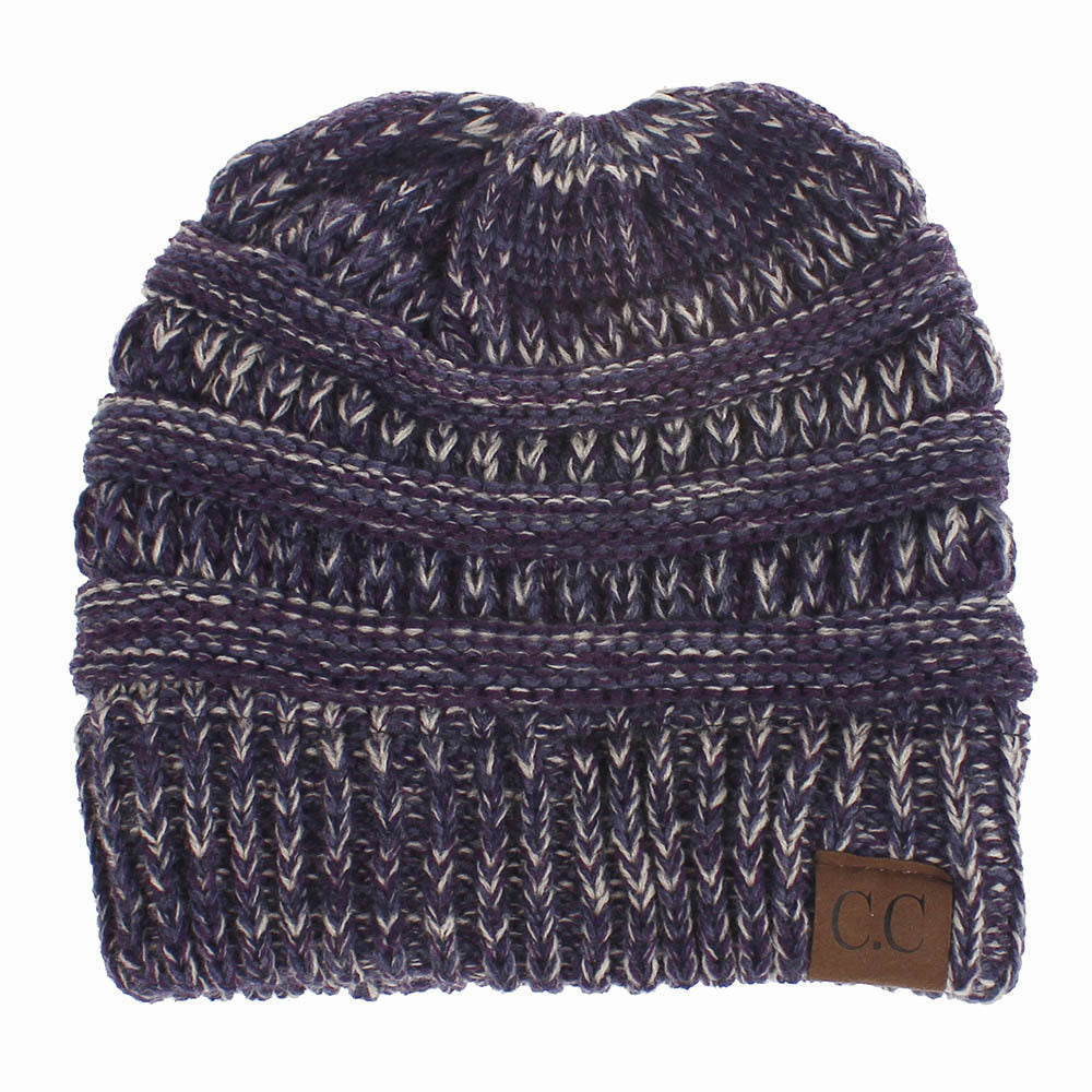 Knitted Ponytail Hat - Women's Fashion Wool Hat for Stylish Comfort Hats & Caps | Ectron Online