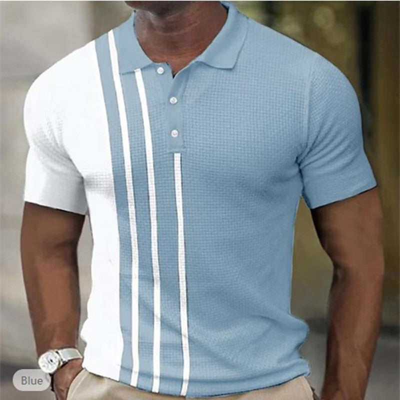 Men’s Summer Golf Shirt – European & American Style Polo Summer European And American Golf Shirt | Ectron Online