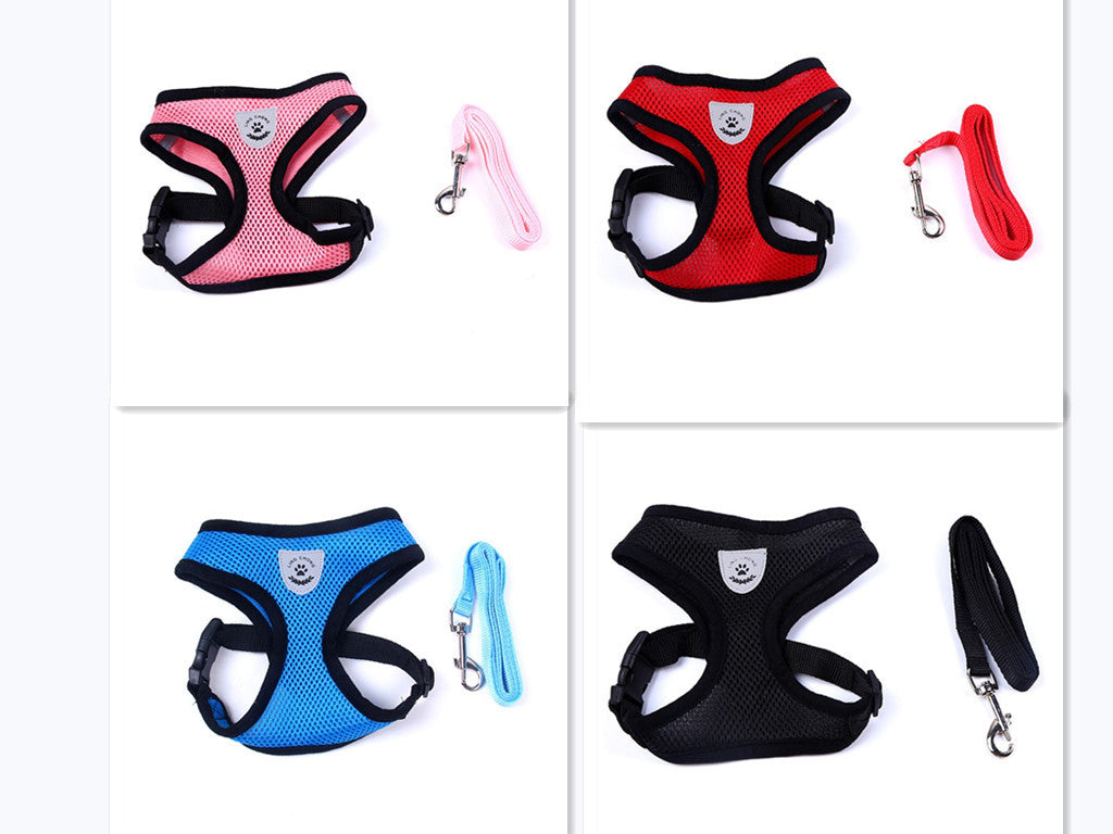 Adjustable Pet Safety Harness and Leash Pet Car Seat Belt Pet Leash | Ectron Online