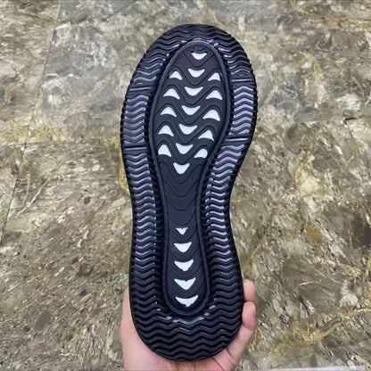 Warm Air Cushion  Pattern Elastic Band Trend Men's Shoes