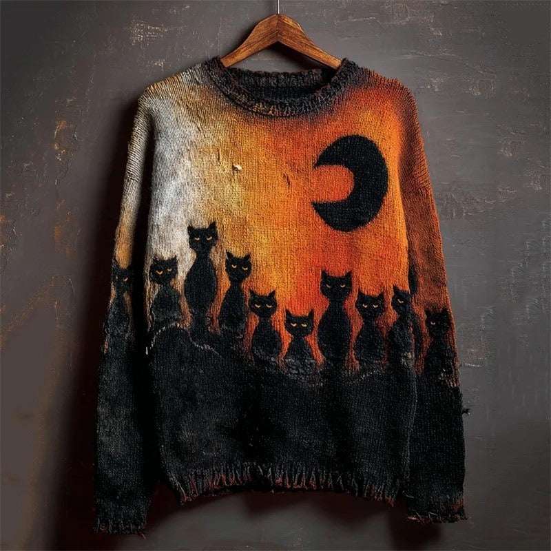Unisex Halloween Loose Sweater Halloween Men And Women Same Style Loose | Ectron Online