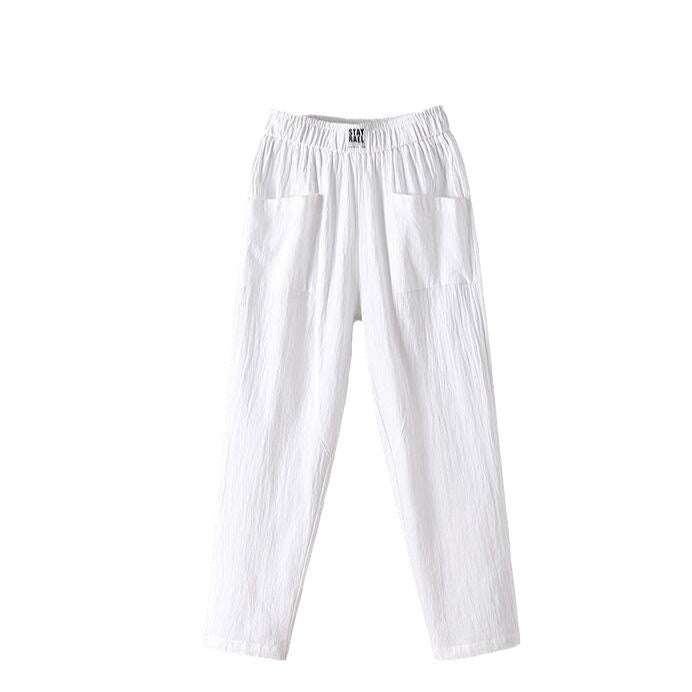 Women's Cotton And Linen Casual Pants