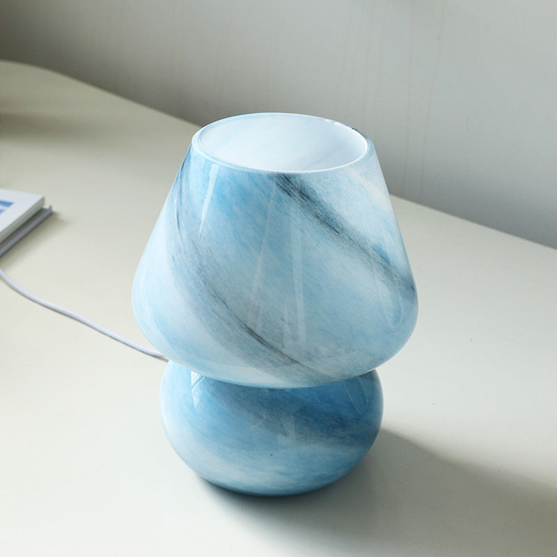 Ins Retro Glass Table Lamp for Bedroom & Bedside Ins Retro Glass Table Lamp Net Red Table | Ectron Online