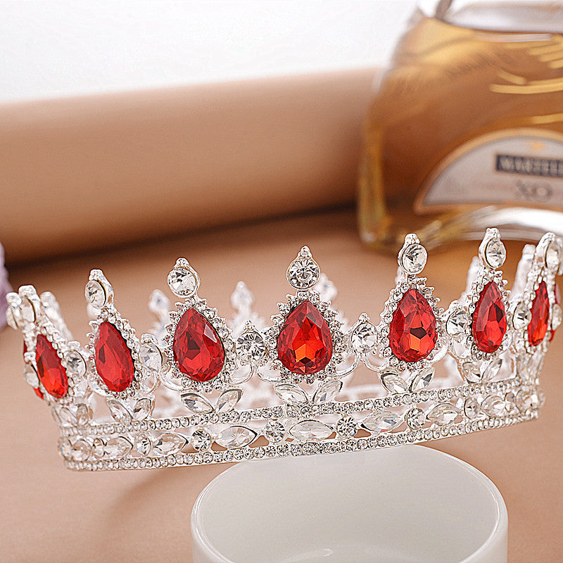 Full Round Bridal Crown Tiara - Wedding Diadem Headpiece Full Crown Bridal Tiara Crown Wedding Di | Ectron Online