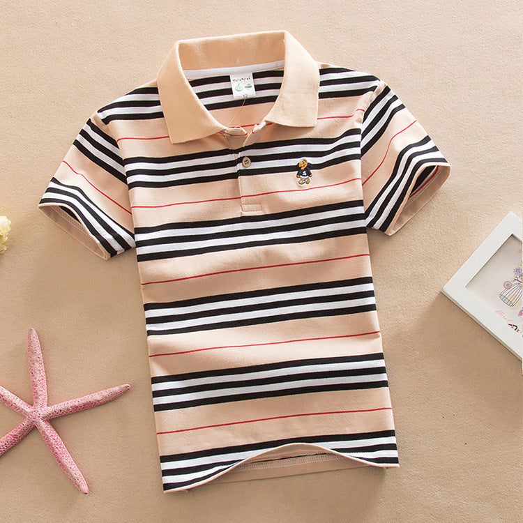 College Style Boys' Polo Shirt | Short Sleeve T-shirt College Style Boys Polo Short Seeve T-sh | Ectron Online