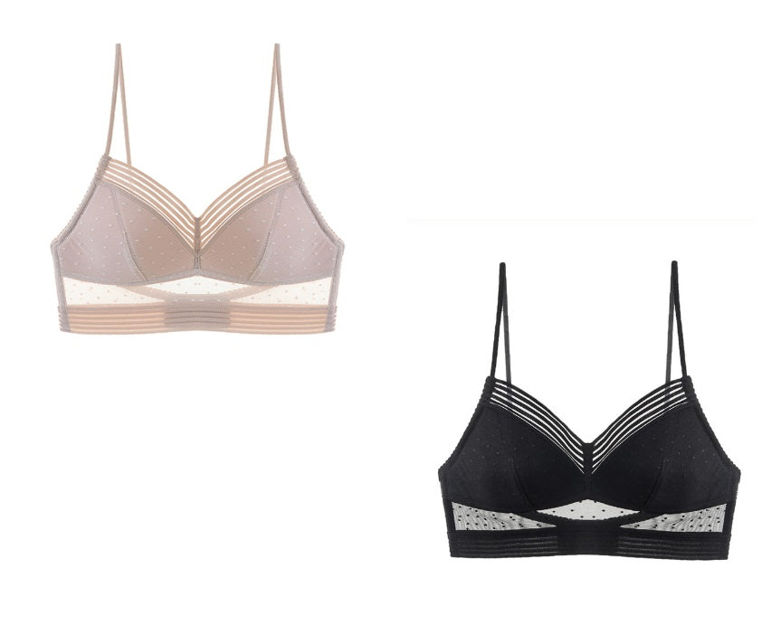 Backless Invisible Lace Bra – Push-Up Wedding Bralette Backless Bra Invisible Bralette Thin Lac | Ectron Online