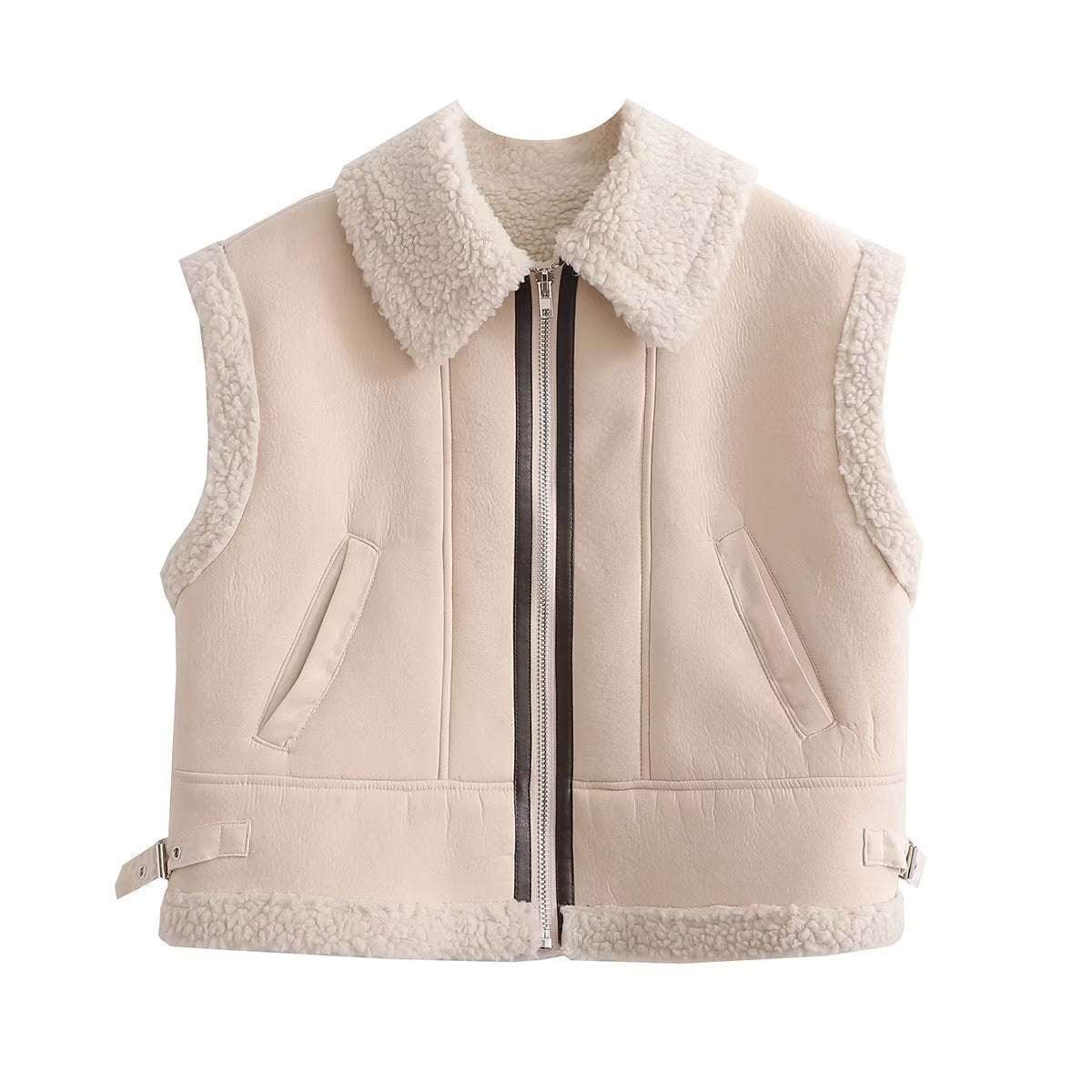 Street Fashion 3-Color Fur Vest Coat Street Fashion 3 Color Fur Vest Coat 960 | Ectron Online
