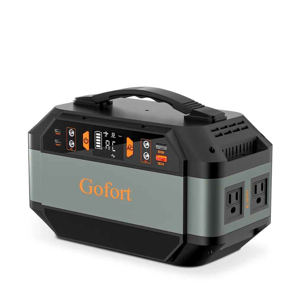 Gofort 330W Portable Power Station | 299Wh Solar Generator with AC