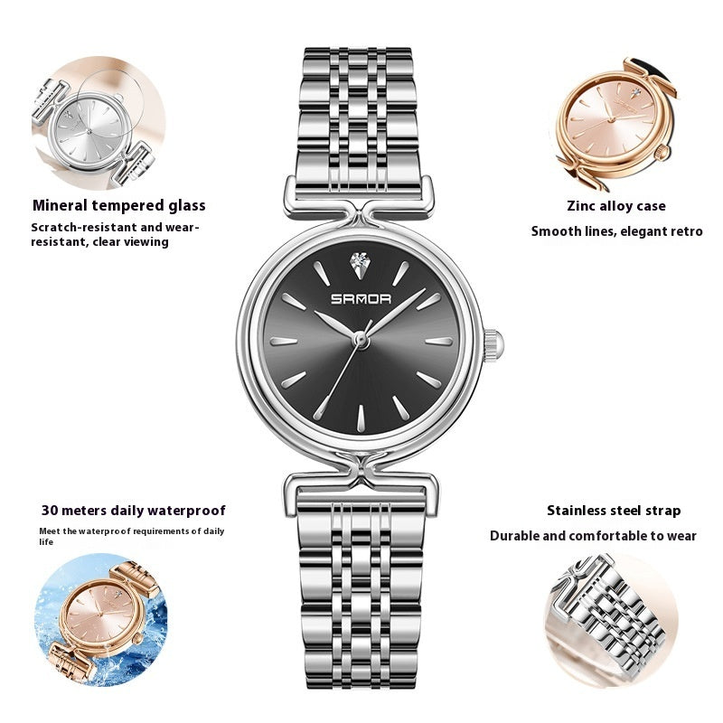 Women's Retro Mesh Strap Watch - All-Matching Women's Retro Mesh Strap Watch Outdoor A | Ectron Online