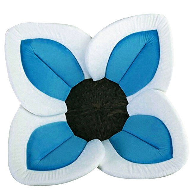 Baby Blooming Bath Flower Bathtub Mat Bath Cushion Infant Newborn Bath For Baby Blooming Sink Infant Shower Seat Accessories