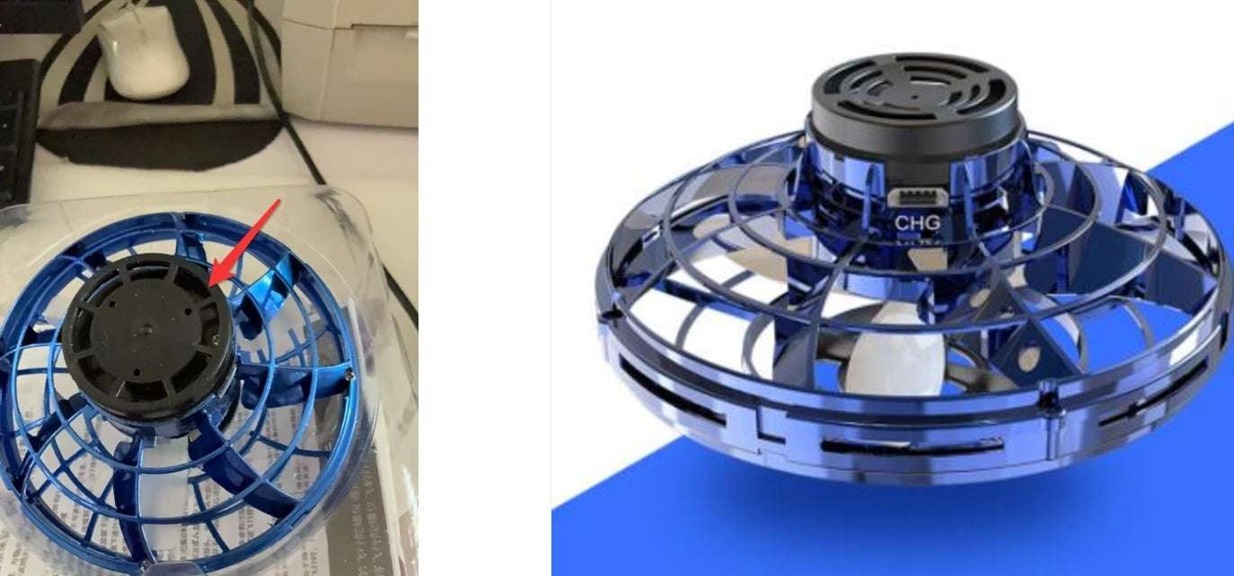 Rotating Flying Drone Toy Rotating Flying GyroAircraft Induction D | Ectron Online