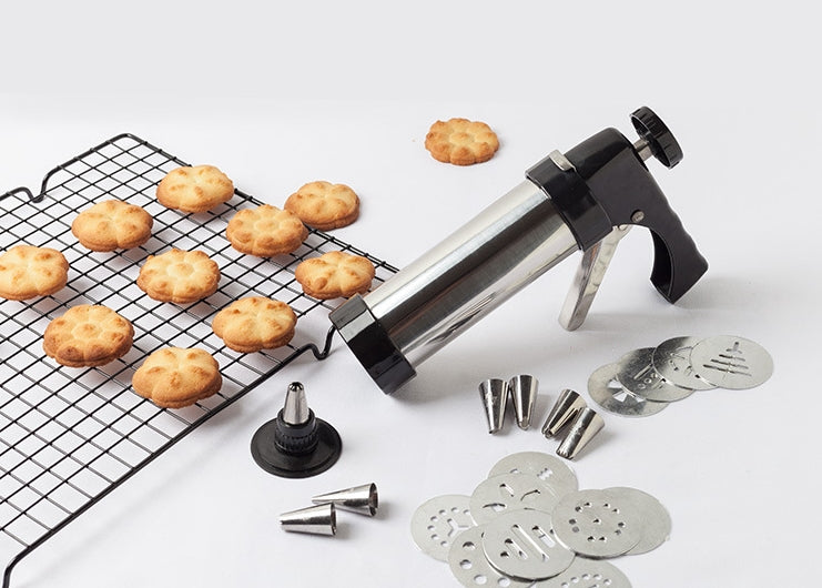 Professional Biscuit Press & Cookie Maker Machine - Easy DIY Baking Tool