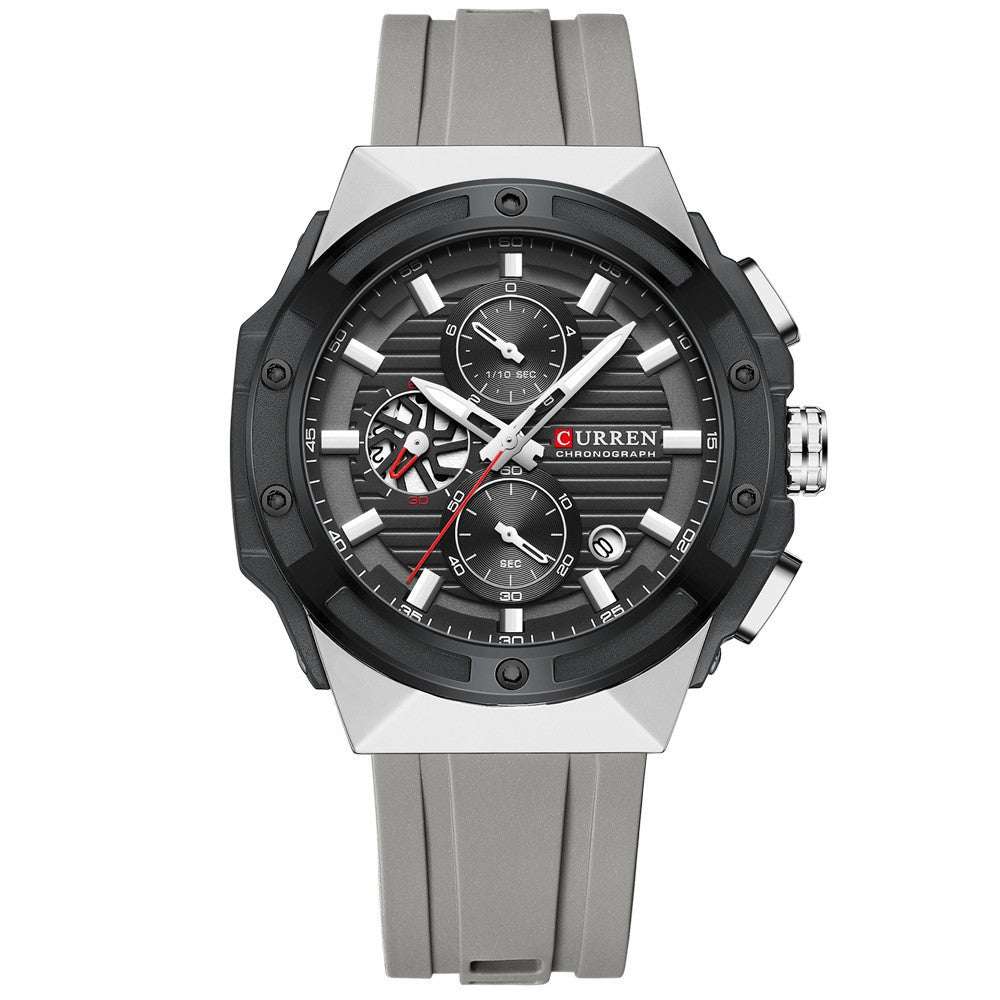 Men's Six-Pin Quartz Watch Men's Six-pin Tape Quartz Watch | Ectron Online