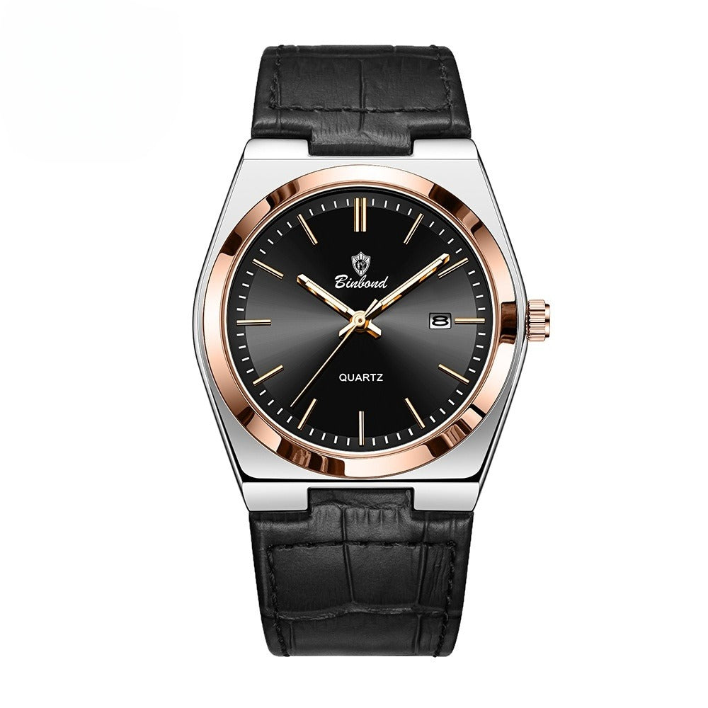 Men's Ultra-Thin Waterproof Watch Trend Ultra-thin Waterproof Quartz Men's | Ectron Online