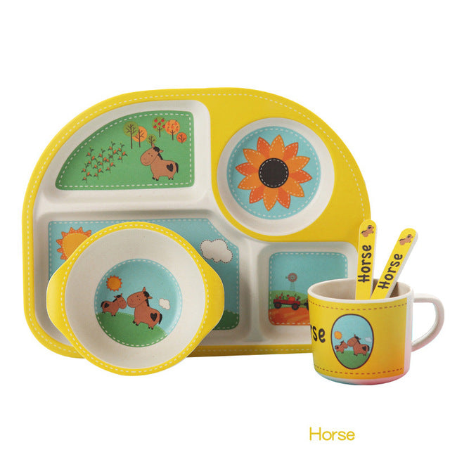 Healthy Eating for Little Ones | Bamboo Fiber Dinnerware Baby & Toddler Food | Ectron Online