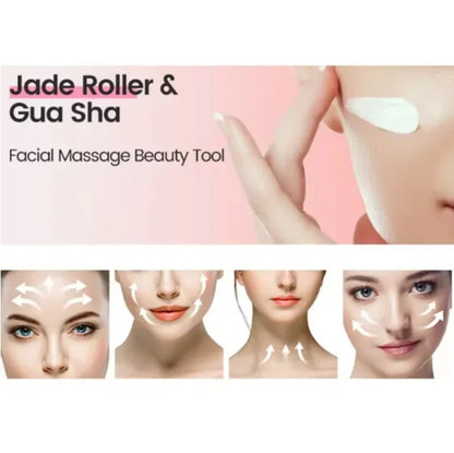 2PCS Resin Gua Sha & Facial Massage Set - Anti-Wrinkle Lifting Scraper Gua Sha Board 2PCS Massage Stone For Fac | Ectron Online