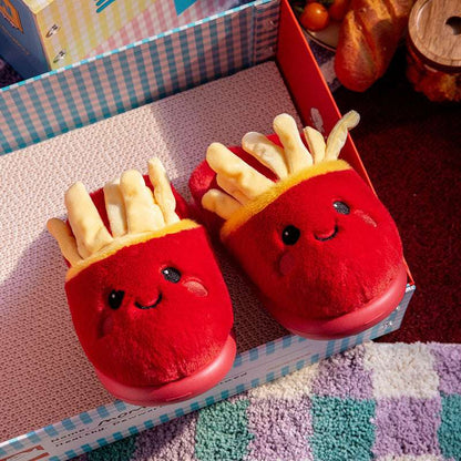 New Indoor Home Cute Cotton Slippers Women