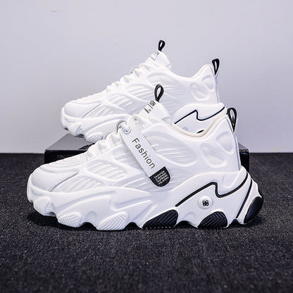 Women's sneakers with thick soles