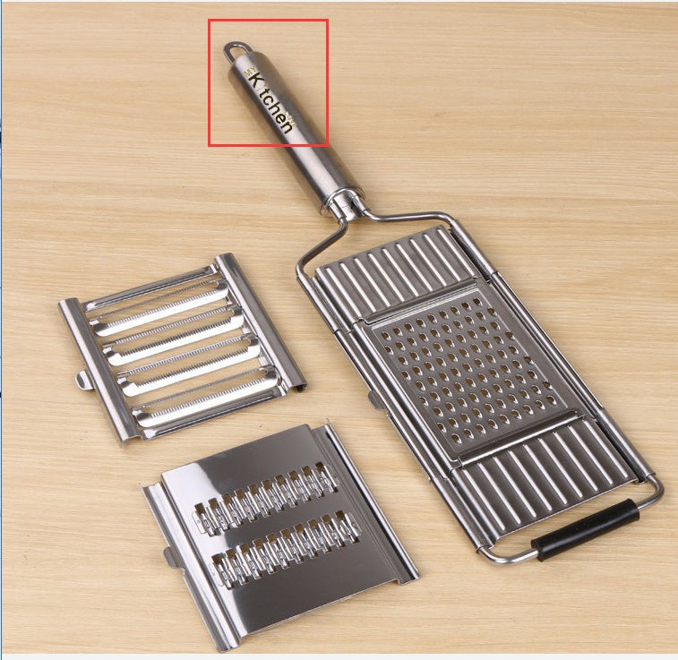Stainless Steel Grater - Multi-Use Vegetable & Fruit Slicer