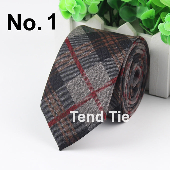 Men's Tie New Ultra-narrow Wool Elegant Atmosphere