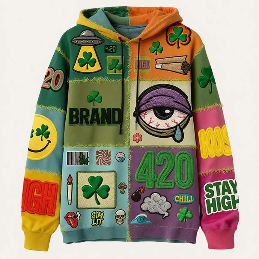 Fashion Casual Printed Polyester Sweater Fashion Casual Printed Polyester Sweater | Ectron Online