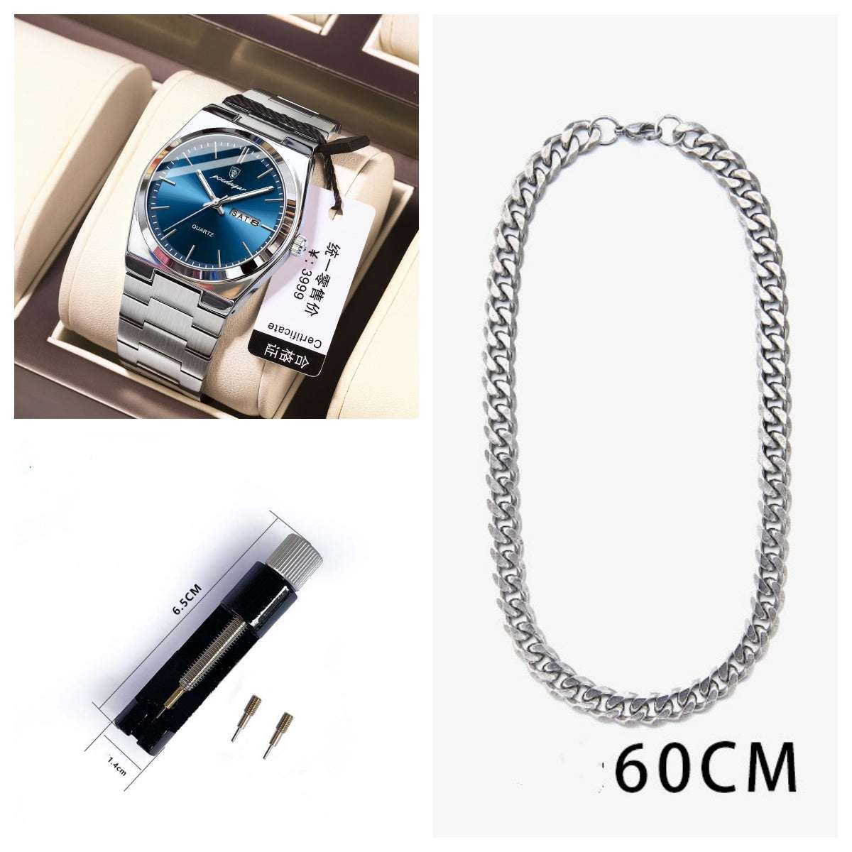 Men's Ultra-Thin Waterproof Watch Ultra-thin Men's Watch Waterproof Lumino | Ectron Online