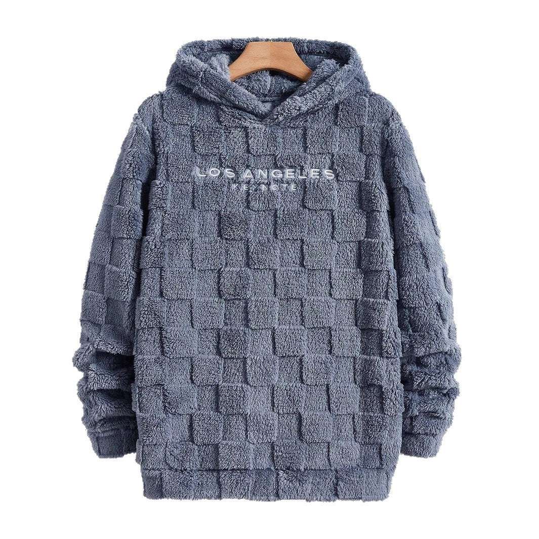 Men's Loose Fit Embroidered Hoodie Men's Hooded Embroidered Loose Leisure S | Ectron Online