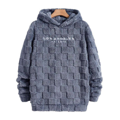 Men's Loose Fit Embroidered Hoodie Men's Hooded Embroidered Loose Leisure S | Ectron Online