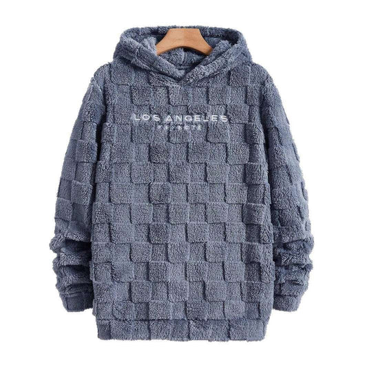 Men's Loose Fit Embroidered Hoodie